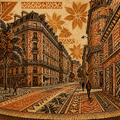 Samoan Art Style Style Transfer Example