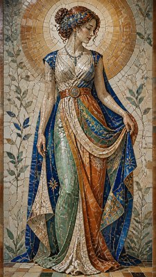 full-length portrait of an elegant figure