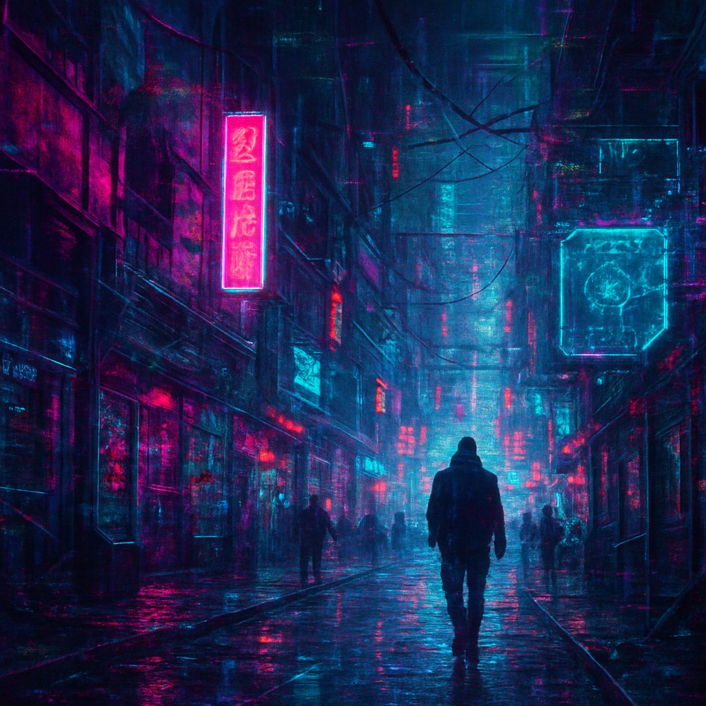 urban street with city activity