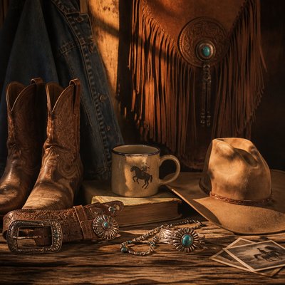 still life with everyday objects — Cowboycore Aesthetic