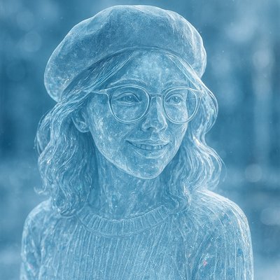 Ice Sculpture Art Style Style Transfer Example