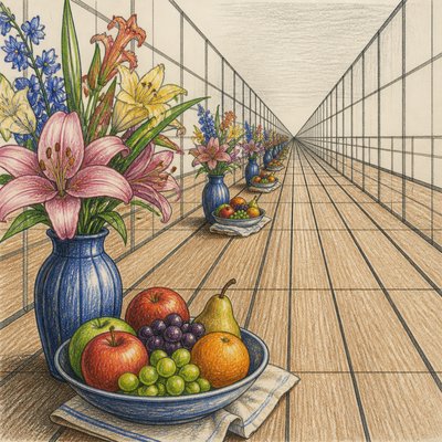 Linear Perspective Art Style 3