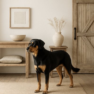 animal standing in natural pose