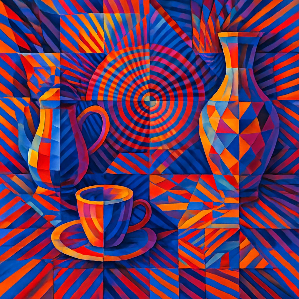 still life with everyday objects