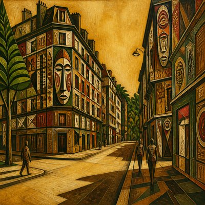 Congo Art Style Style Transfer Example