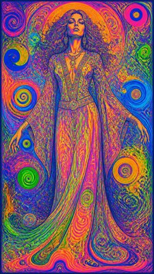full-length portrait of an elegant figure