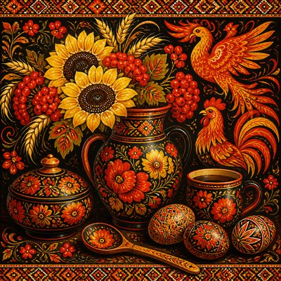 still life with everyday objects