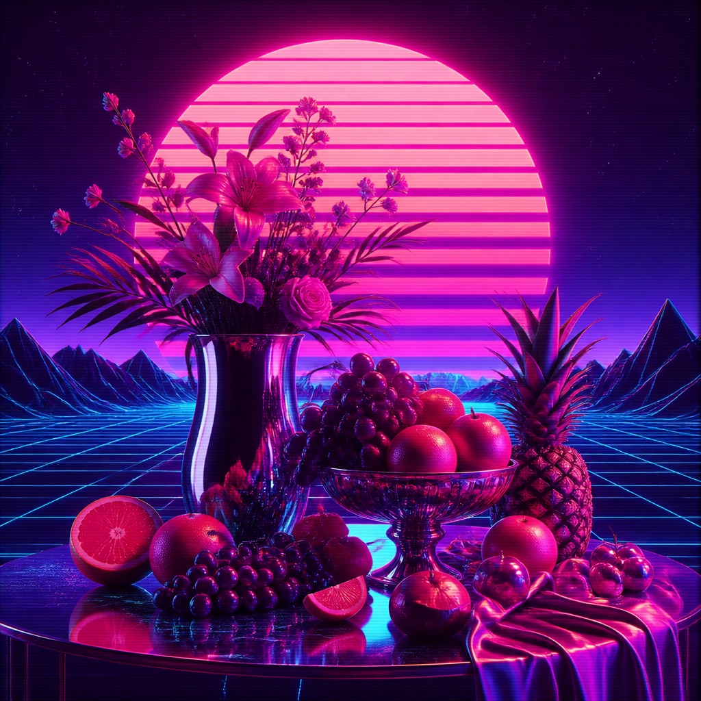 Synthwave Aesthetic example artwork 3
