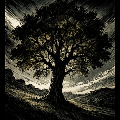 a tree in nature