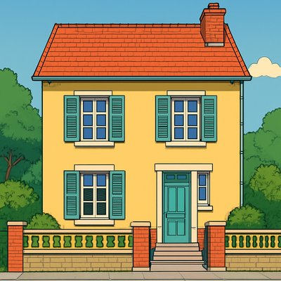 house with front view