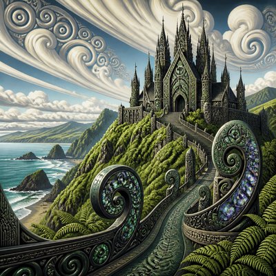 majestic castle on a hilltop