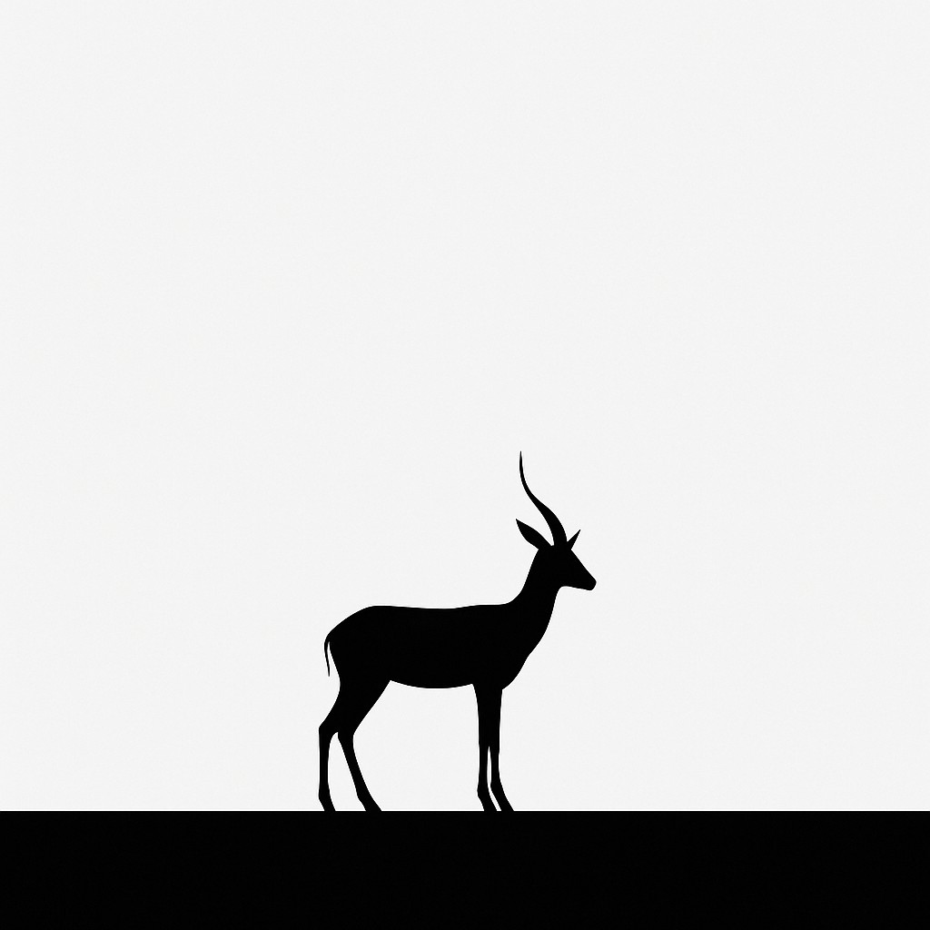 animal standing in natural pose