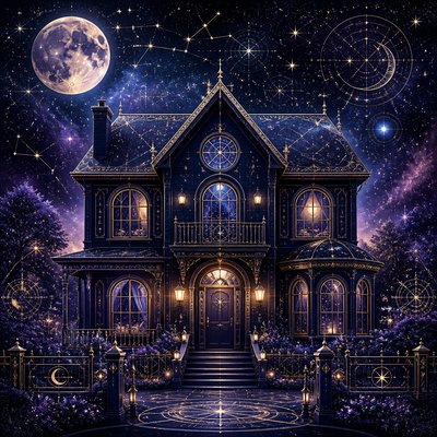 house with front view — Celestial Aesthetic