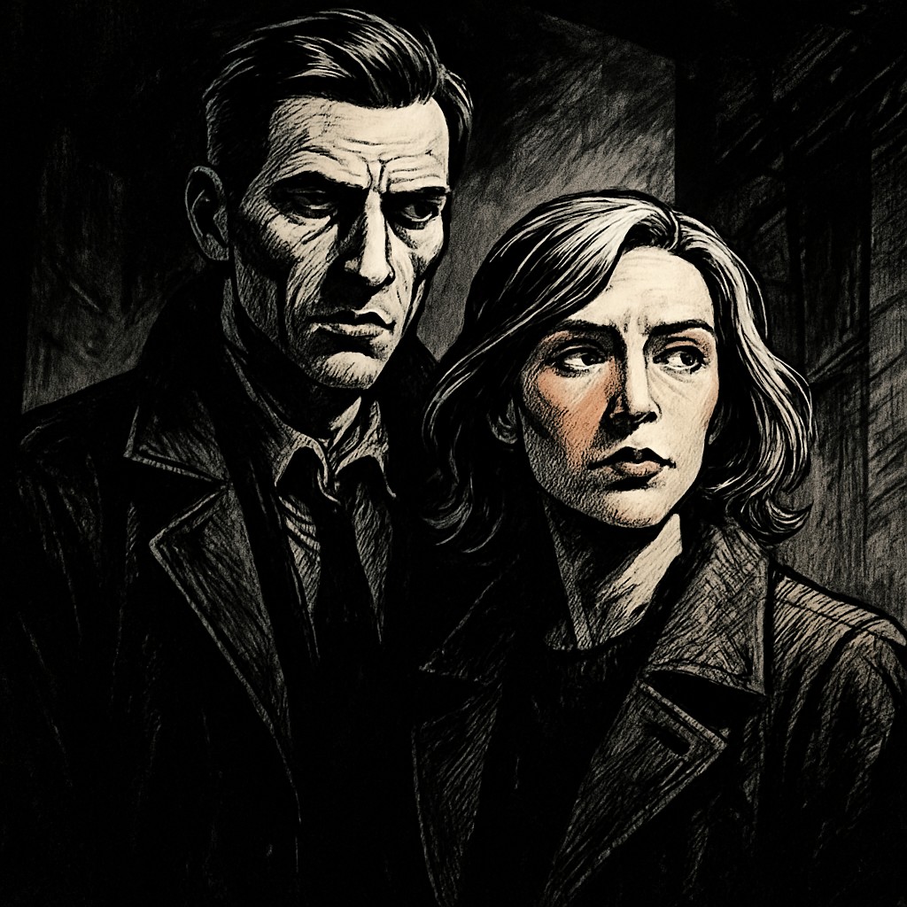 portrait of two people together