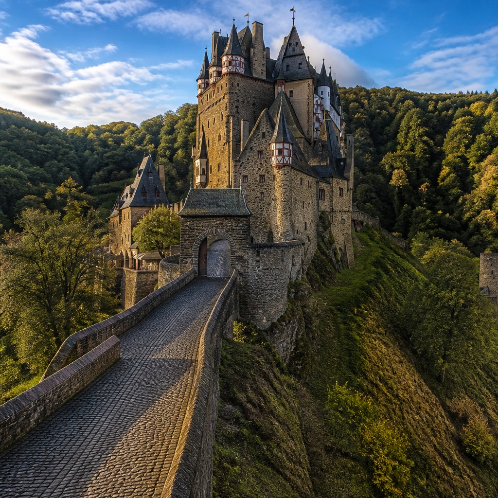 majestic castle on a hilltop