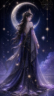 full-length portrait of an elegant figure