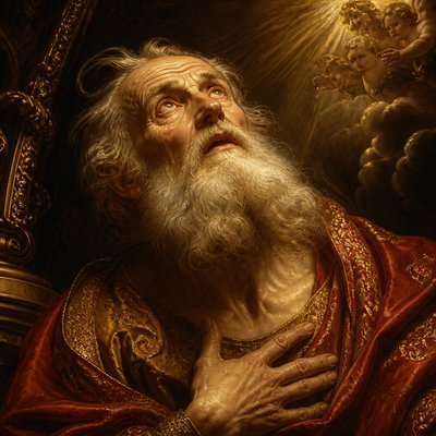 close-up portrait of an elderly person with expressive weathered features