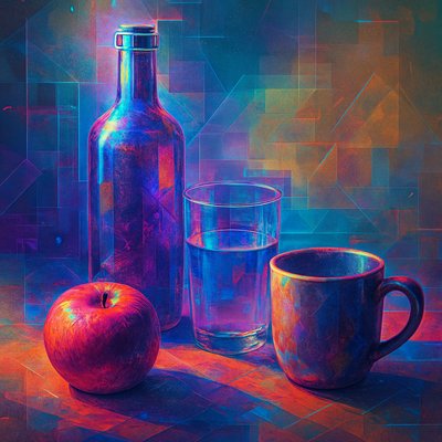still life with everyday objects