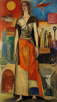 full-length portrait of an elegant figure