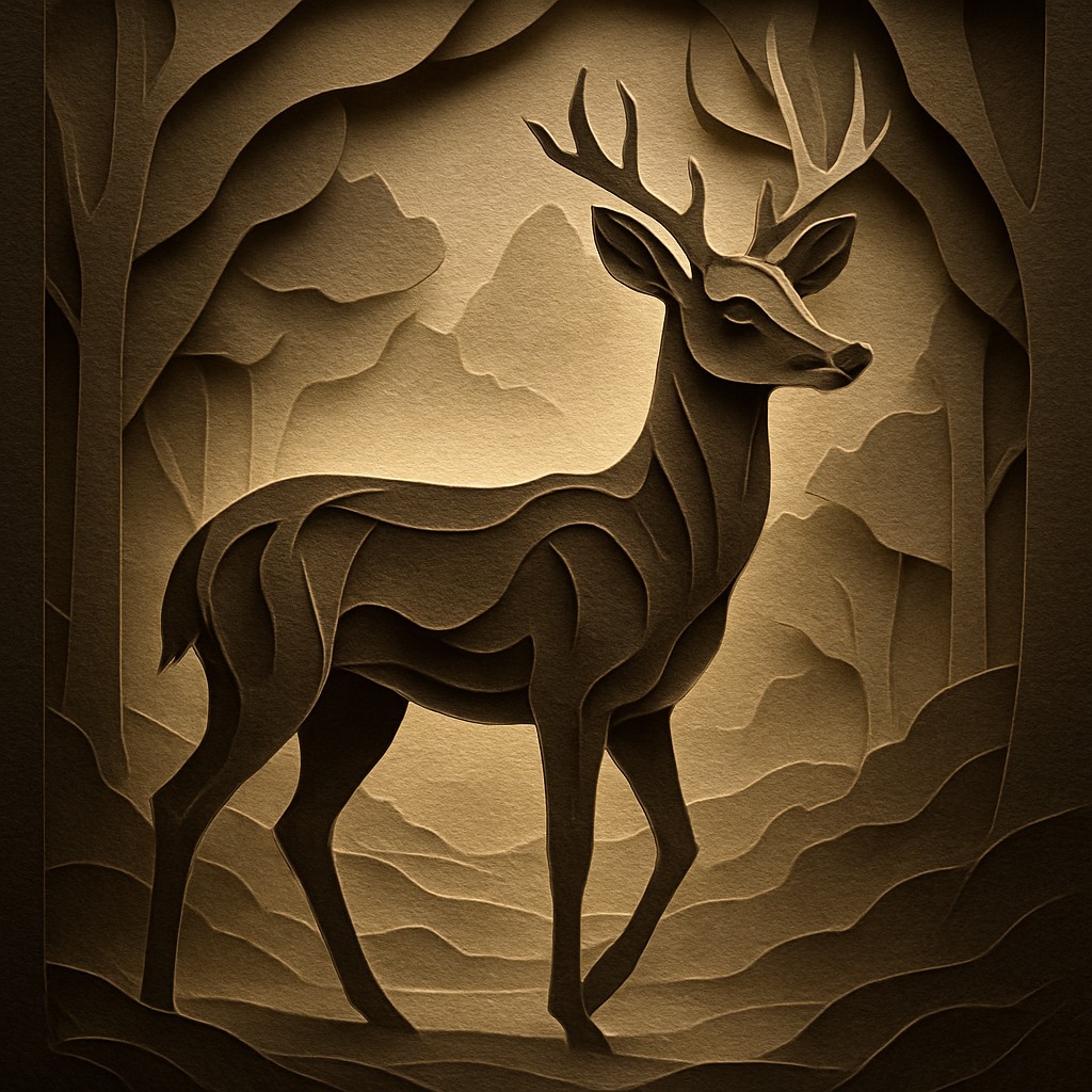 animal standing in natural pose