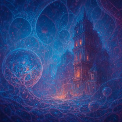 Microscopic Worlds Surrealism Art Style Style Transfer Example