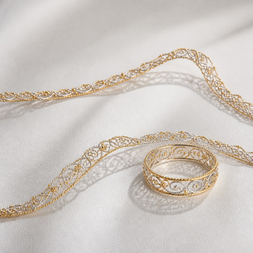 Filigree Jewelry Style Style Transfer Example