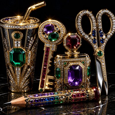 still life with everyday objects