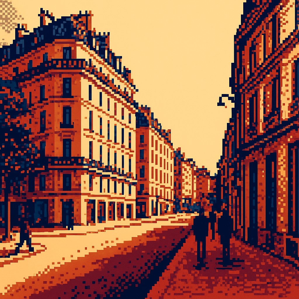 Pixel Digital Art Style Style Transfer Example