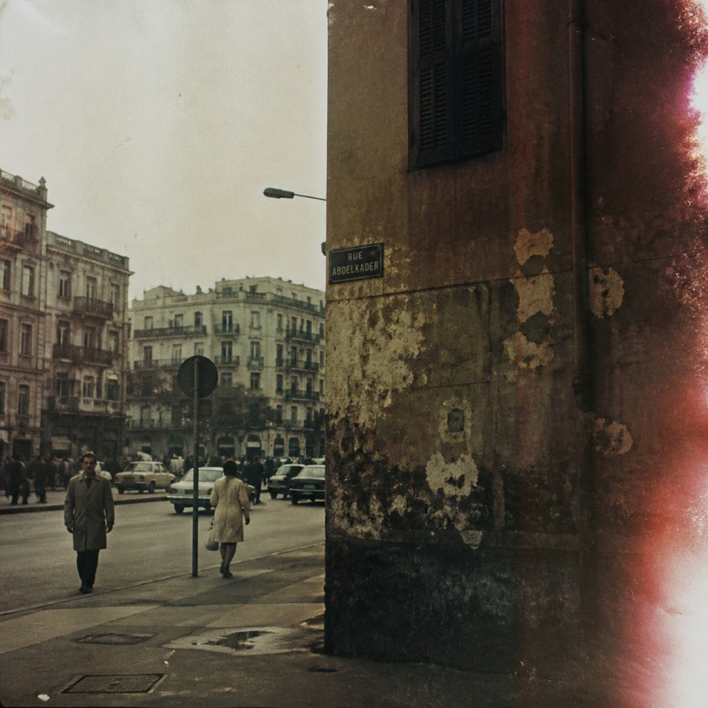 urban street with city activity