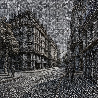 Chainmail Jewelry Style Style Transfer Example