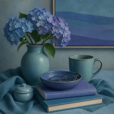 still life with everyday objects