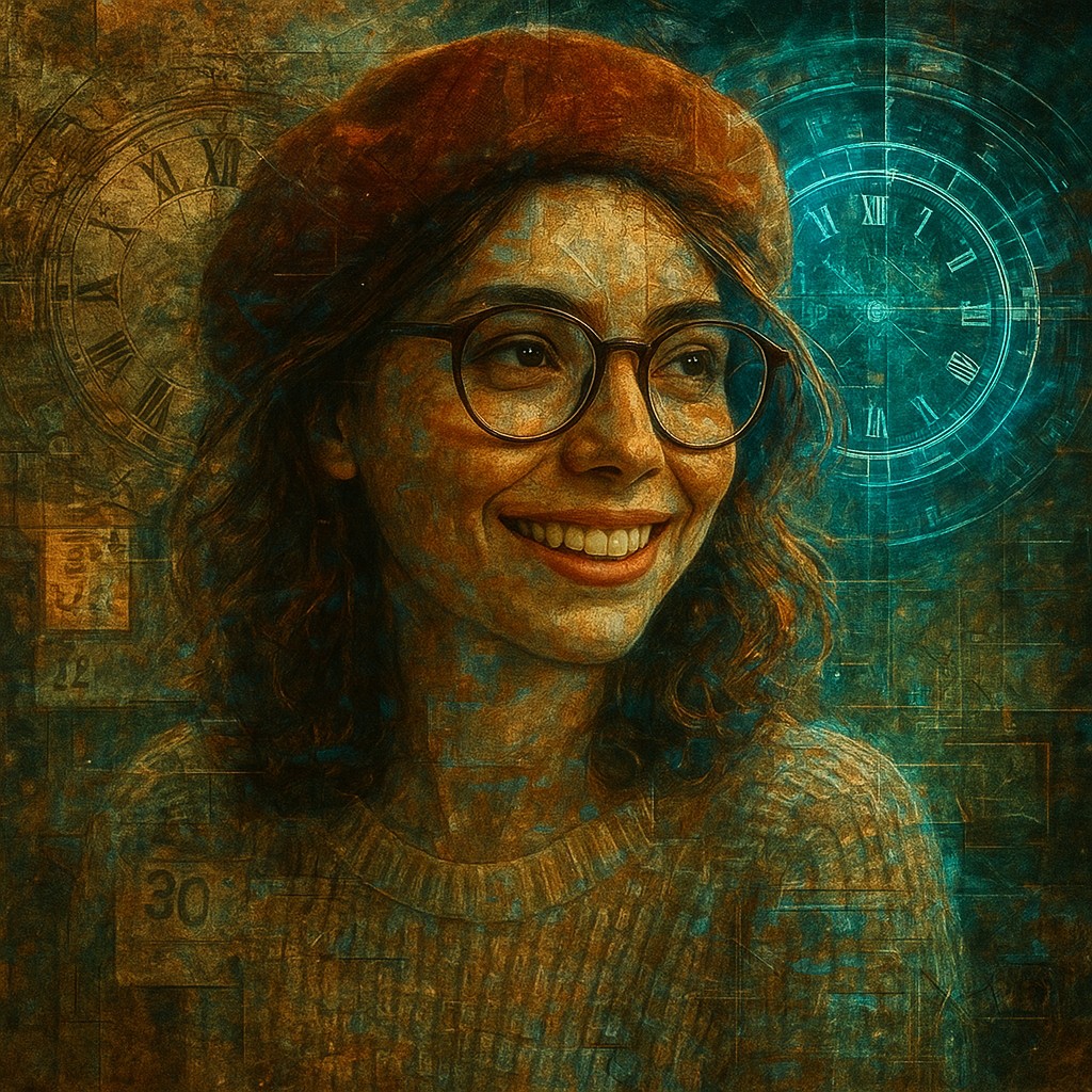 Time Collision Surrealism Art Style Style Transfer Example