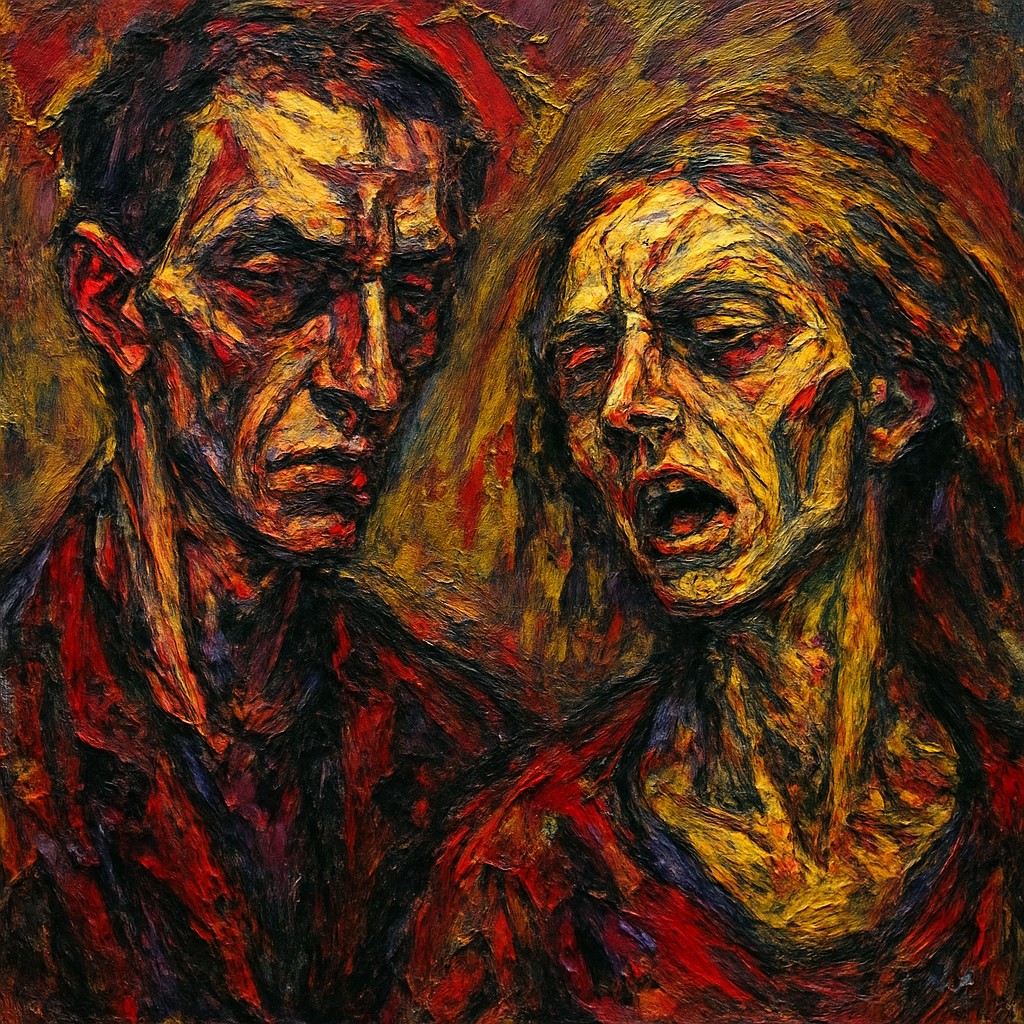 portrait of two people together