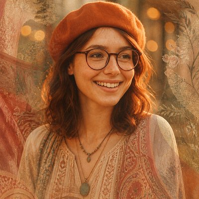 Bohemian Fashion Design Style Transfer Example