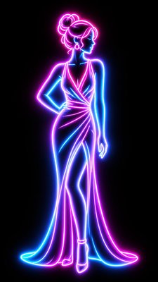 full-length portrait of an elegant figure