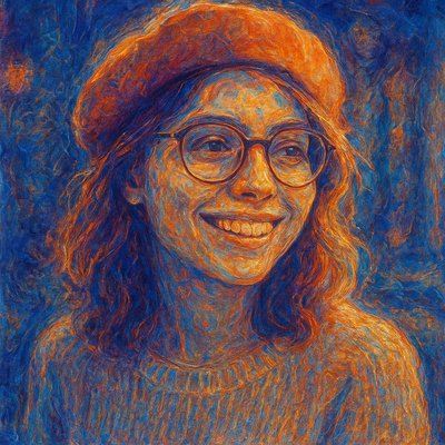 Thermochromic Memory Painting Style Transfer Example