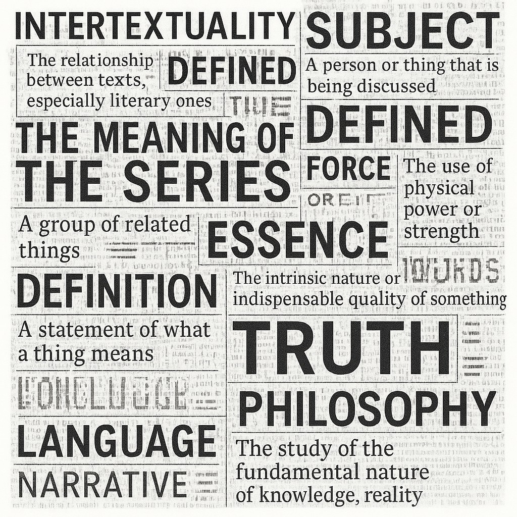 Text-Based Conceptual Art Style Style Transfer Example