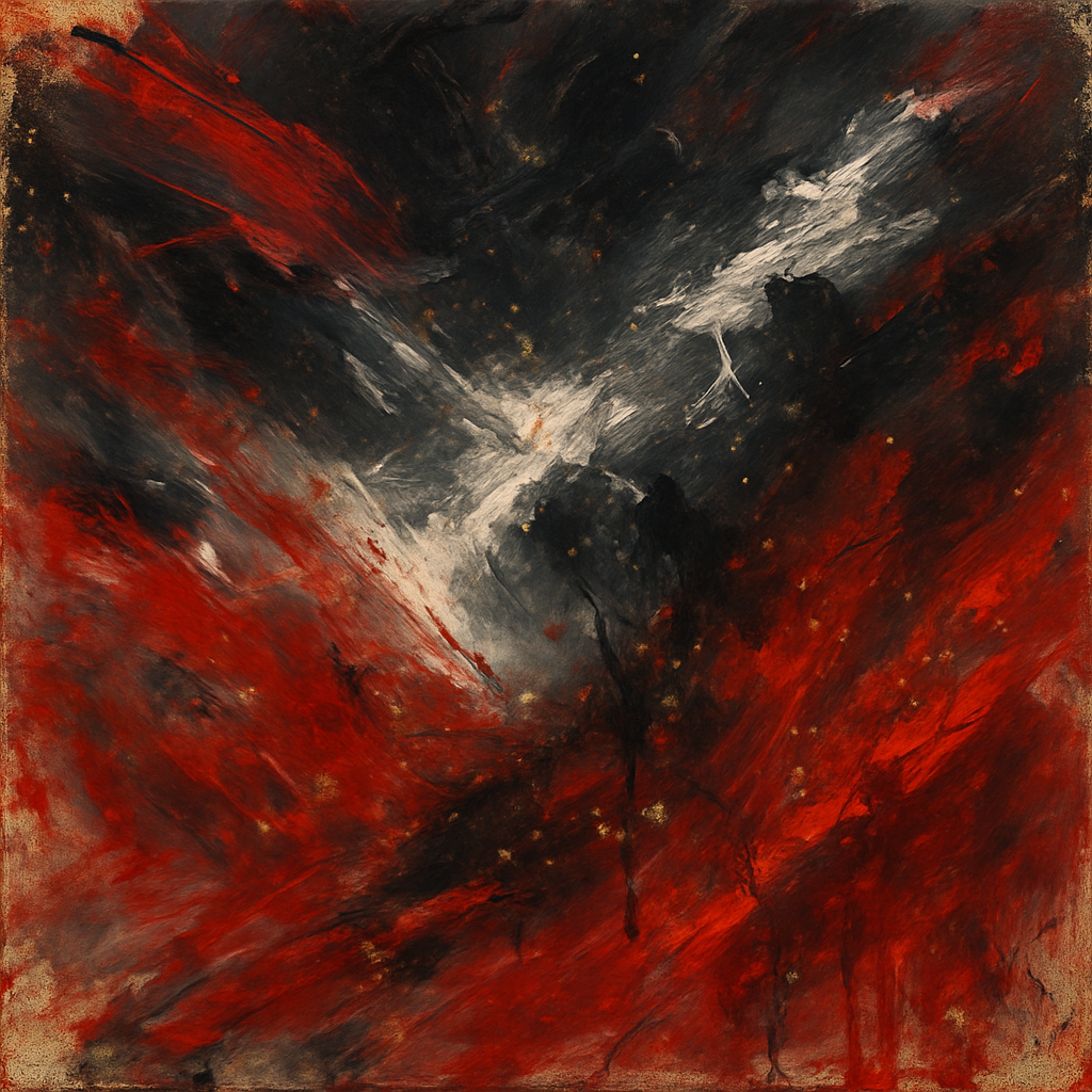 Abstract Expressionist Modern Art Style
