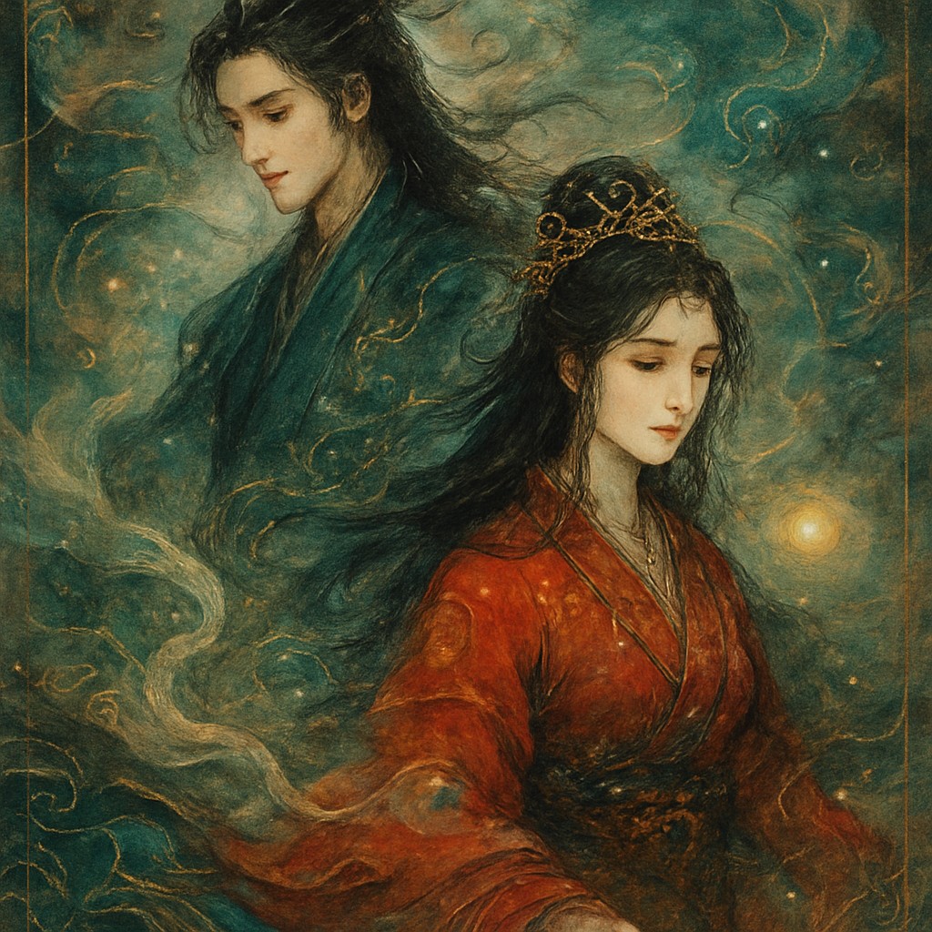 portrait of two people together