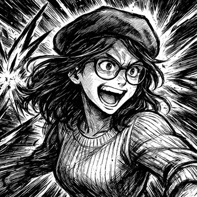Shonen Battle Manga Art Style Style Transfer Example