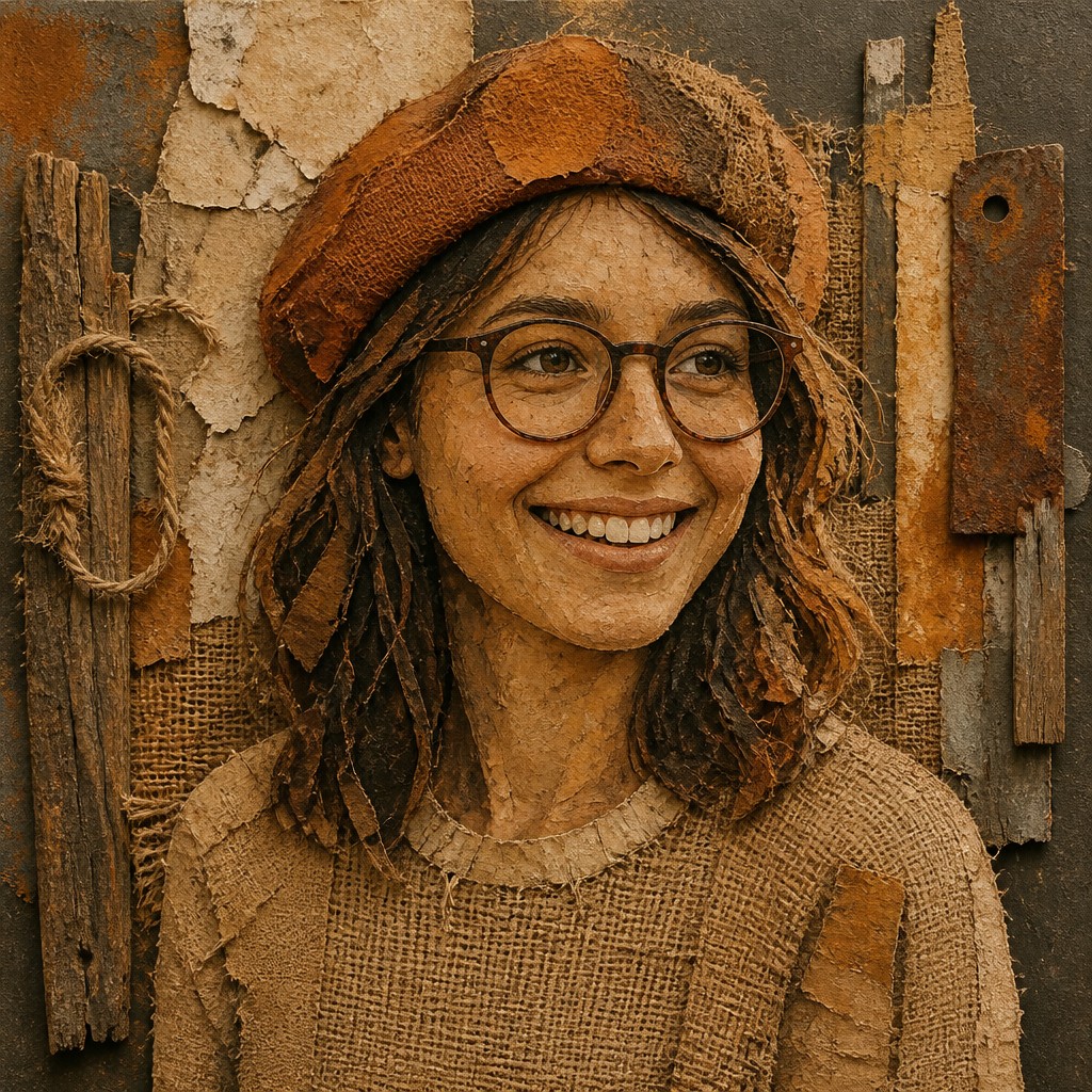 Arte Povera Art Style Style Transfer Example