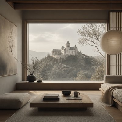 majestic castle on a hilltop