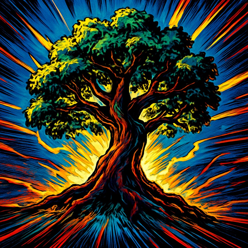 a tree in nature
