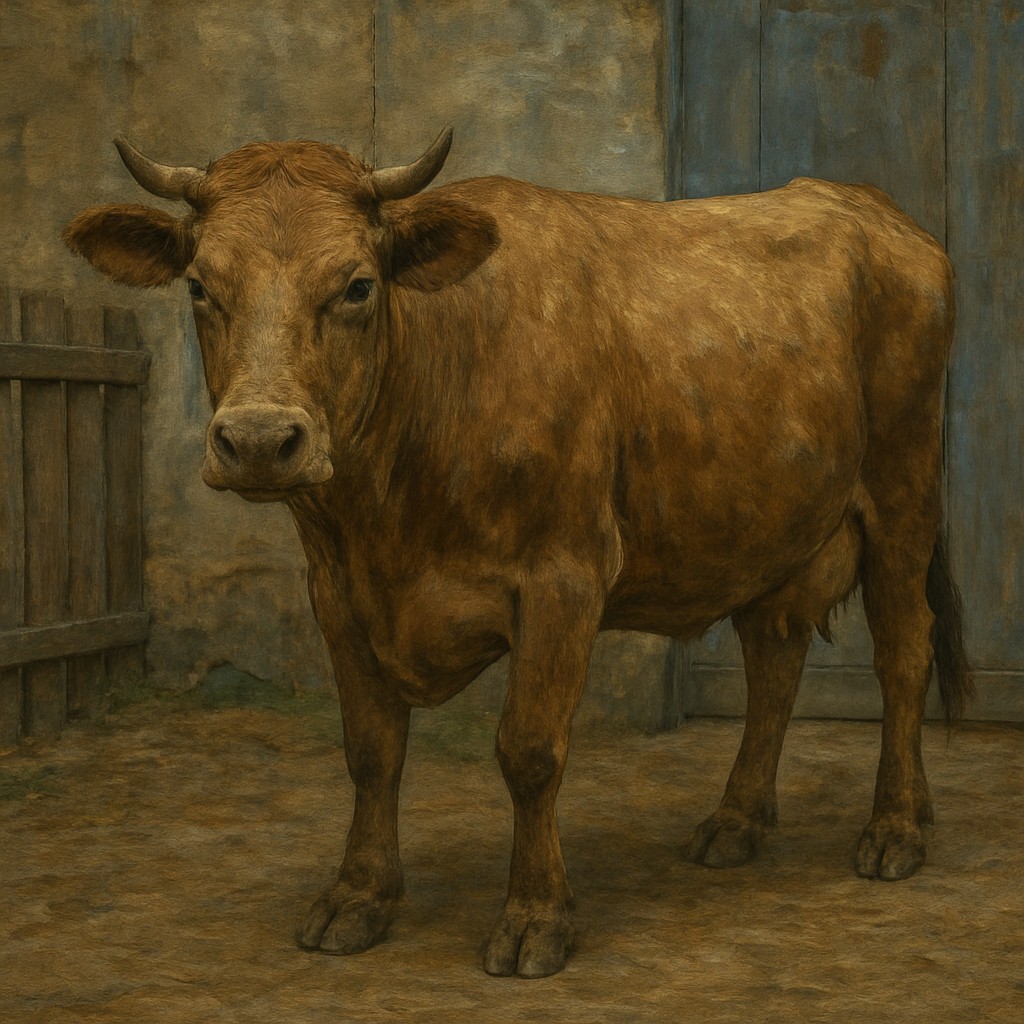 animal standing in natural pose