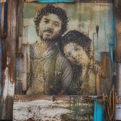portrait of two people together