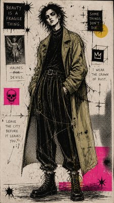 full-length portrait of an elegant figure