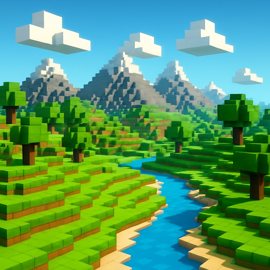 wide landscape with natural scenery
