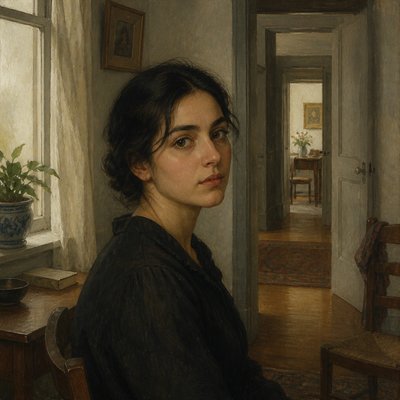 portrait of a person with expressive eyes