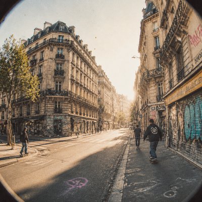 Skater Aesthetic Style Transfer Example