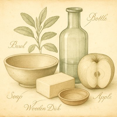 still life with everyday objects